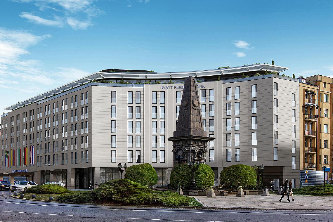 ​Facade rendering of Hyatt Regency Sofia​