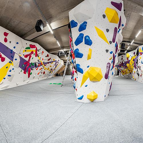 The largest climbing hall on the Balkans