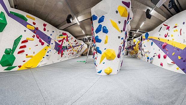 The largest climbing hall on the Balkans